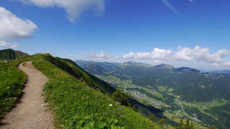 Blick ins Kleinwalsertal