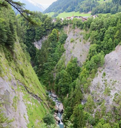 Die imposante Tuxbachklamm