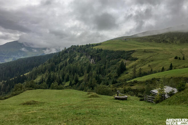 Blick auf die Gadaunerer Hochalmen