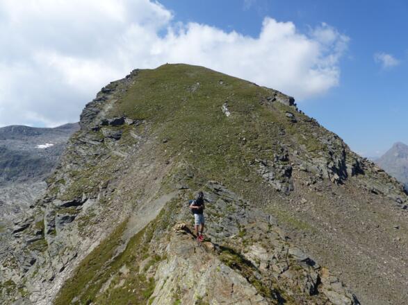 Vom Sandesjöchl erfolgt ein kurzer Abstecher zum Pflerscher Pinggl.