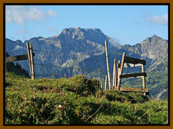 Zipfelsalpe, Richtung Daumen und Rotspitze