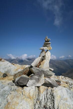 Steinmandl am Wilden Freiger