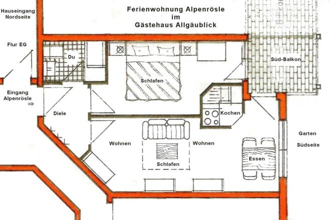 FEWO Alpenrösle_Grundriss