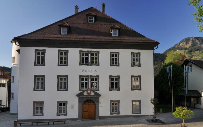 Das Rathaus in Bad Hindelang