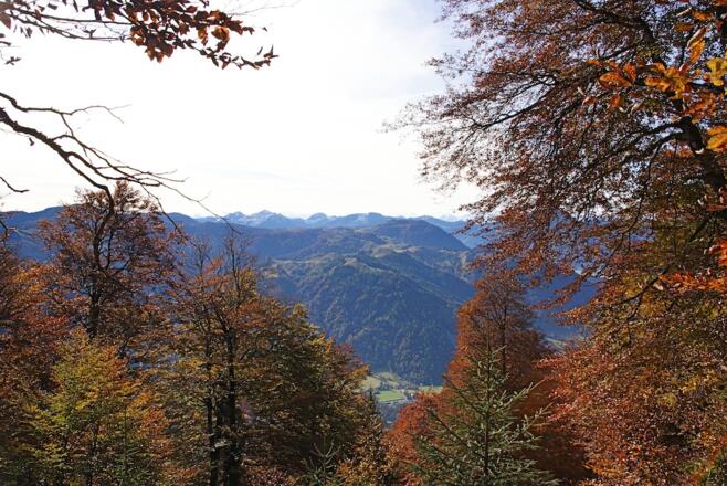 Blick in die östlichen Kitzbühler Alpen