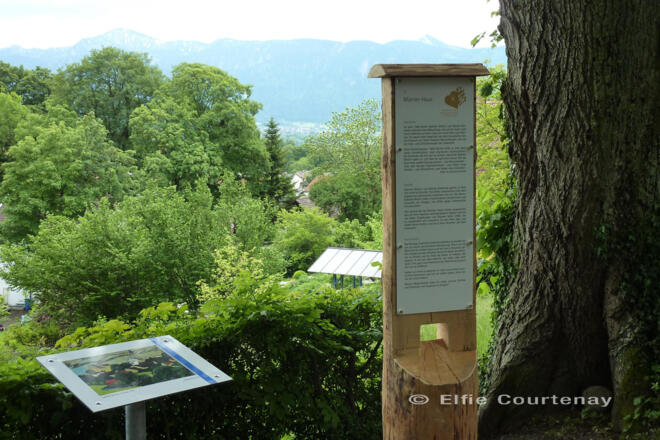 Fernwanderweg - Meditationsweg, 2. Etappe - Stele am Münterhaus