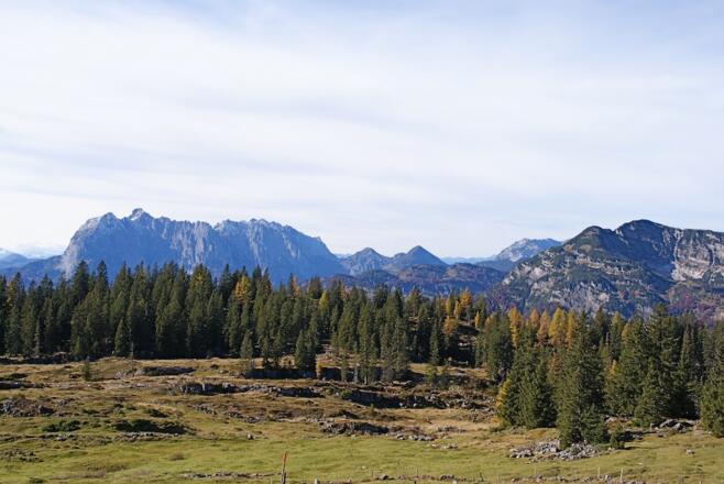 Wilder Kaiser von der Haus-Terrasse