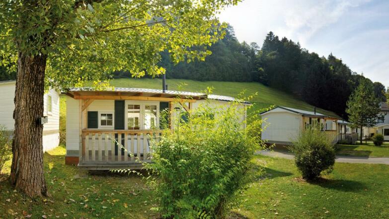 Mobile Homes am Campingplatz