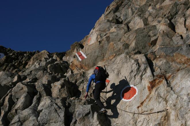 Anstieg südlich Puitkogl Ferner