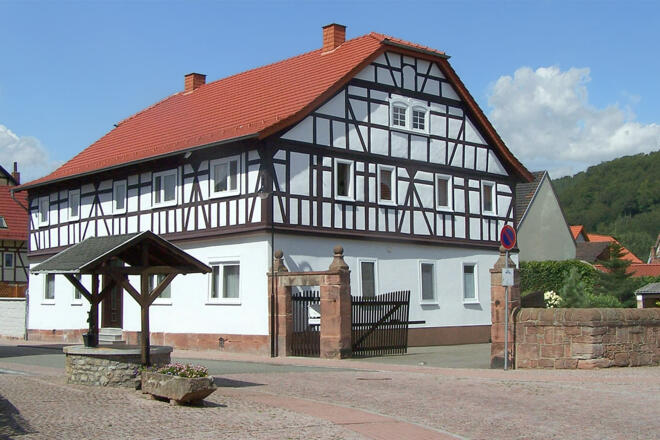 Fachwerkhaus in der Alten Bahnhofstraße in Dorndorf
