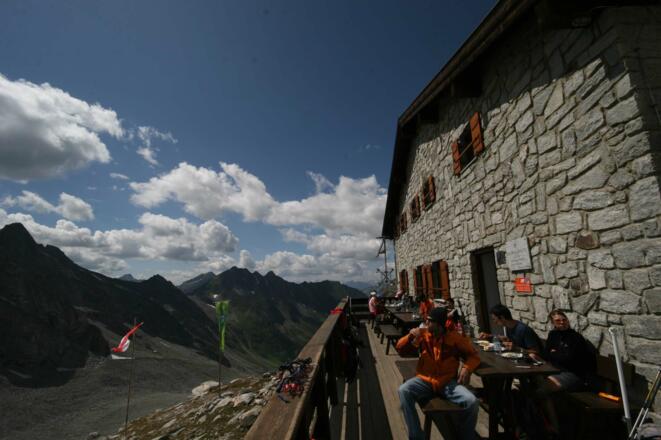 Terrasse Hochfeiler ütte