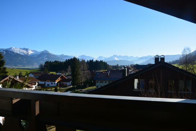 Blick vom Balkon Edelweiß
