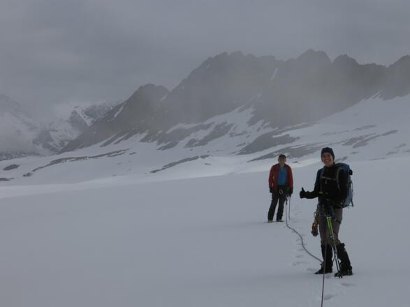 Blick zurück zum Mitterkamm
