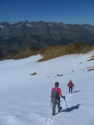 Ansteuern der Einbuchtung