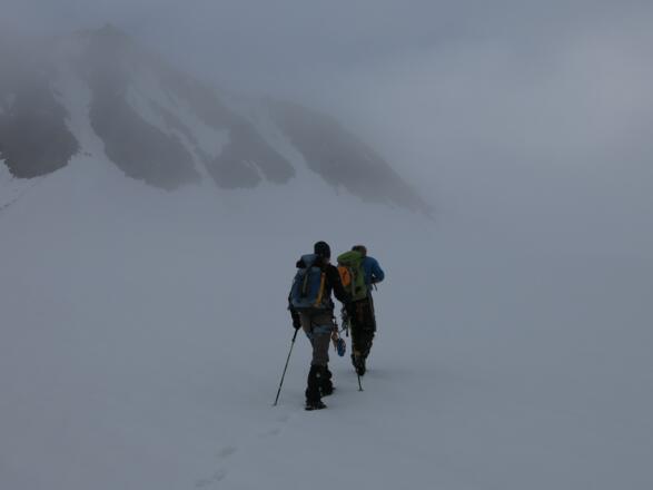 Auf den Mitterkamm zu
