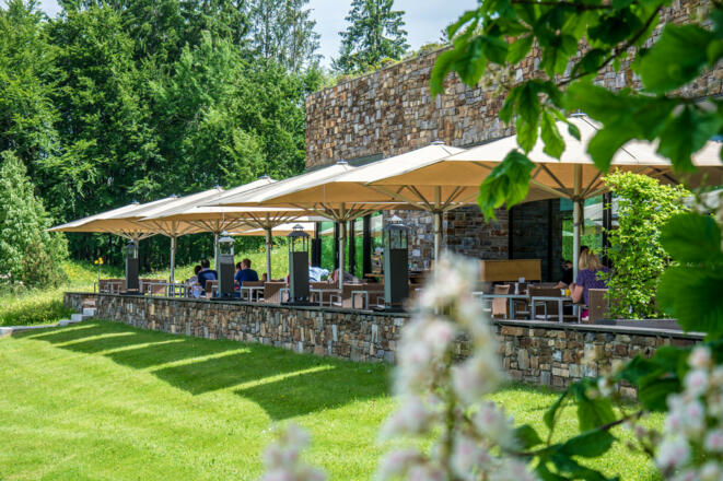 Terrasse des Kempinski Hotel Berchtesgaden