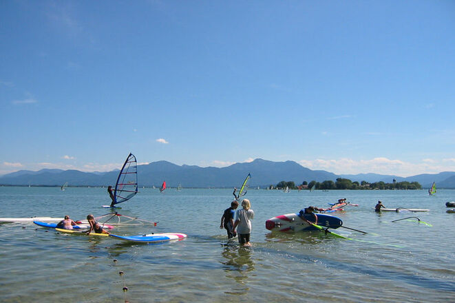 Surfen am Chiemsee