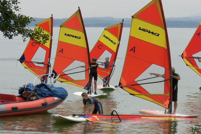 Surfer am Chiemsee