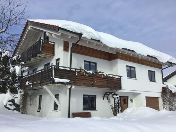 Unser Haus im Winter
