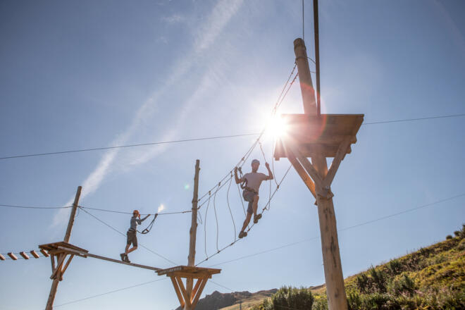 Spieljoch Sommer Klettergarten