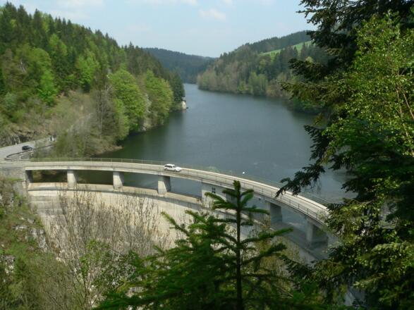 Rannatalsperre mit Stausee