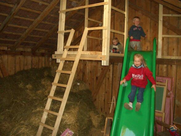 Spielscheune,Rutsche