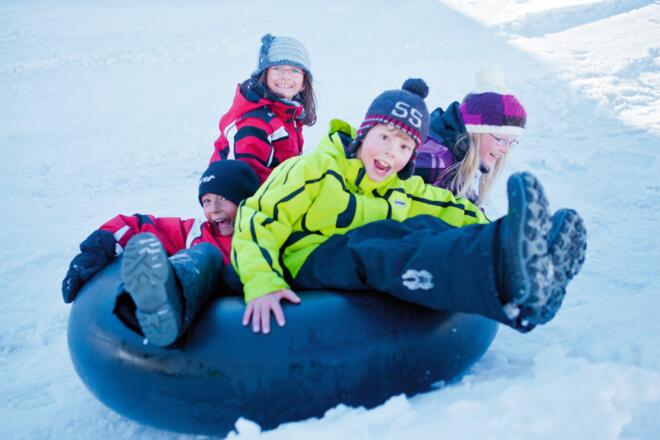 Schneespielplatz in Vent