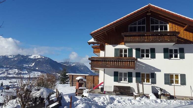 Unser Haus im Winter