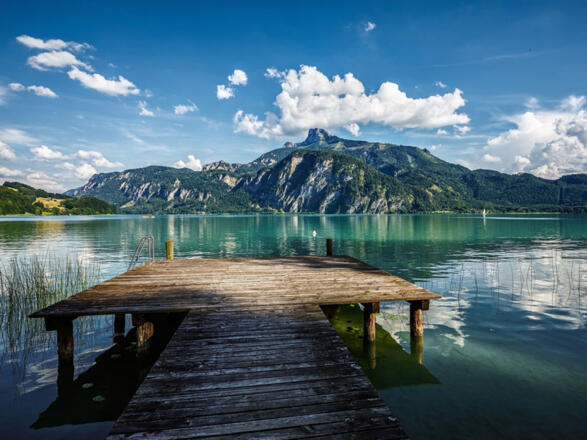 Blick auf den Mondsee