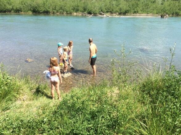 Abkühlung in der Iller