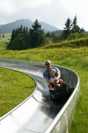 Alpspitze mit Sommerrodelbahn