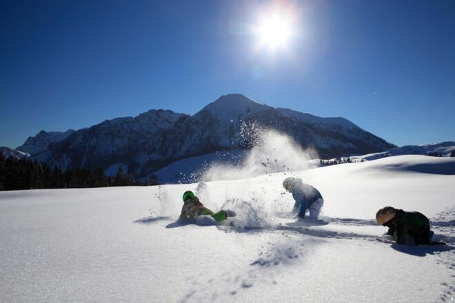 Skispaß auf der Postalm