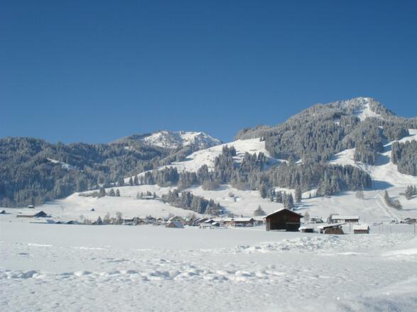 Blick aufs Bolsterlanger Horn