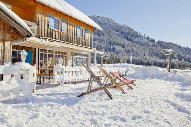 Sonnen geht auch im Winter