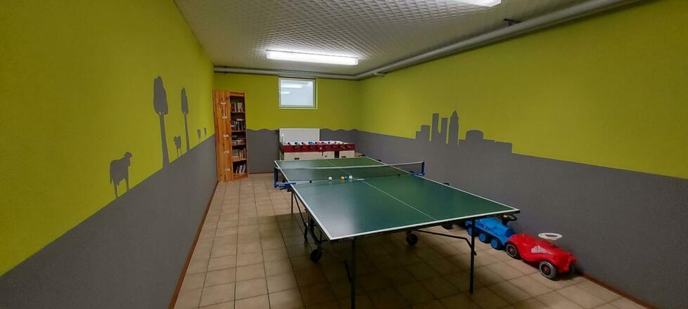 Tischtennis-&amp; Kickerraum