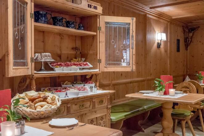 Nachmittagsjause im Winter