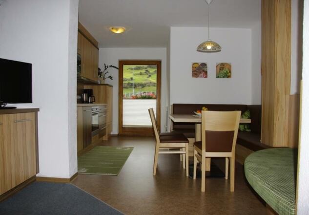 Ansicht Küche - Wohnbereich