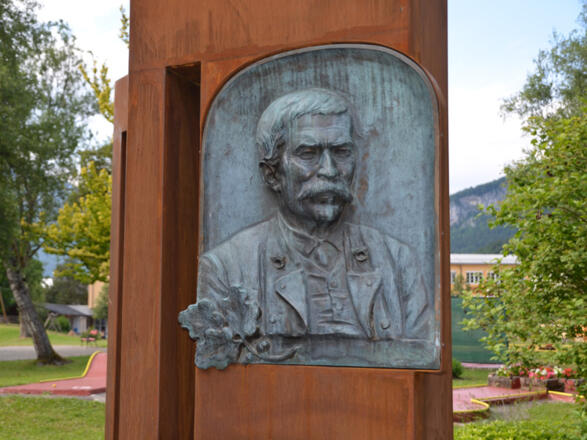 Konrad Deubler Denkmal in Bad Goisern am Hallstättersee