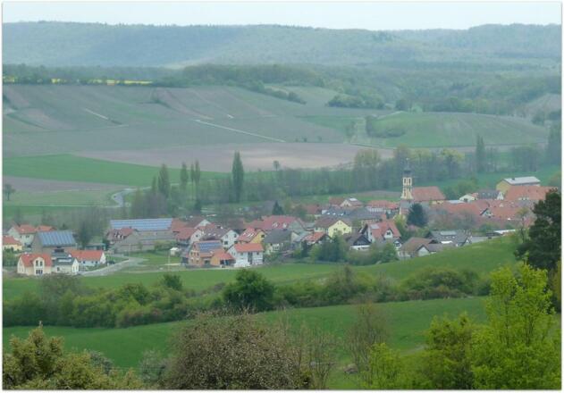 Blick nach Michelau