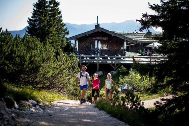 Einkehrmöglichkeit in der Schlegelmulden-Alm
