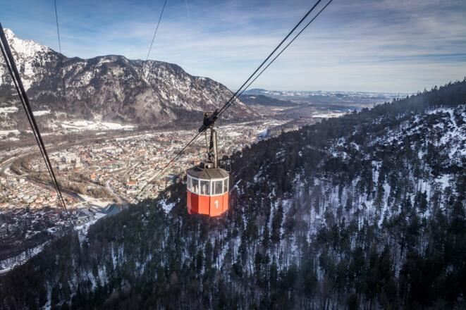 Erleichterter Aufstieg mit der Predigtstuhlbahn