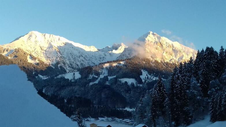 Sonnenaufgang vom Gästehaus Martina