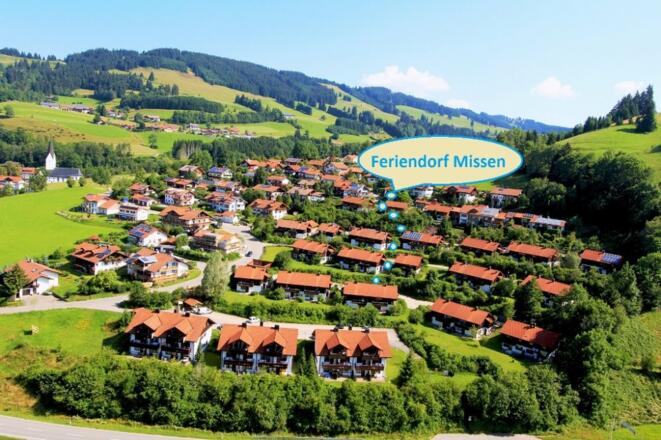 Luftbild von der Ferienanlage