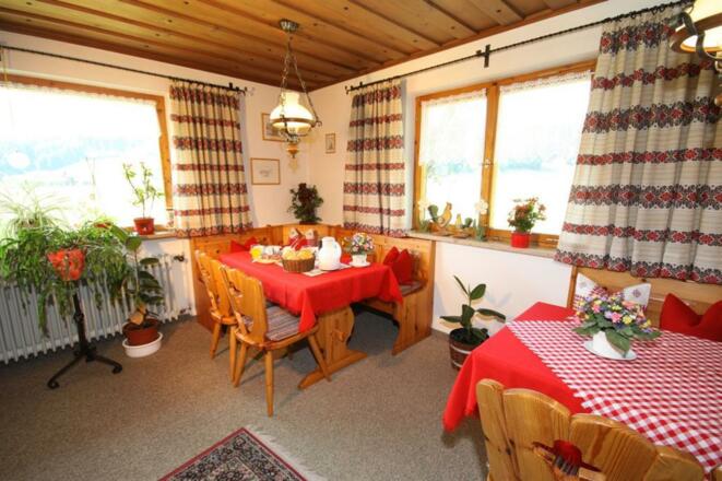 Frühstücksraum Gästehaus Angelika