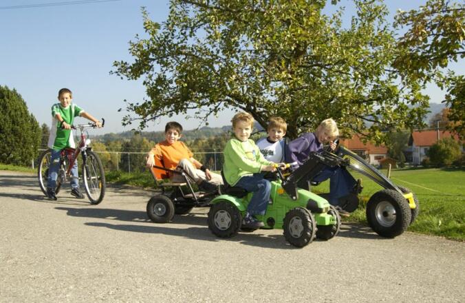 Unser Fuhrpark für Kinder
