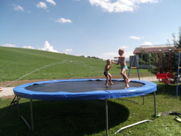 Spaß auf dem Trampolin
