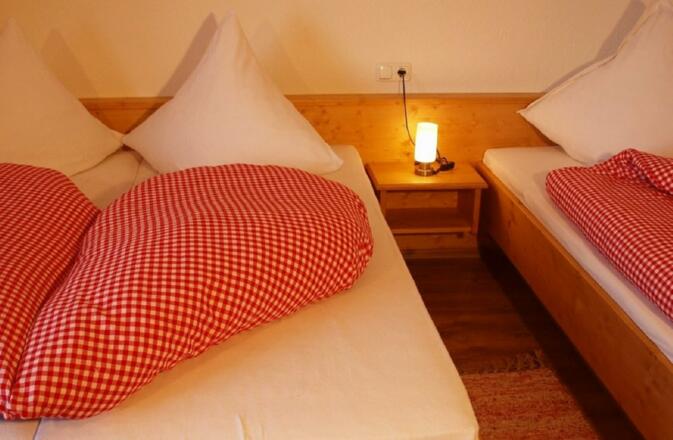 Schlafen in der Hütte