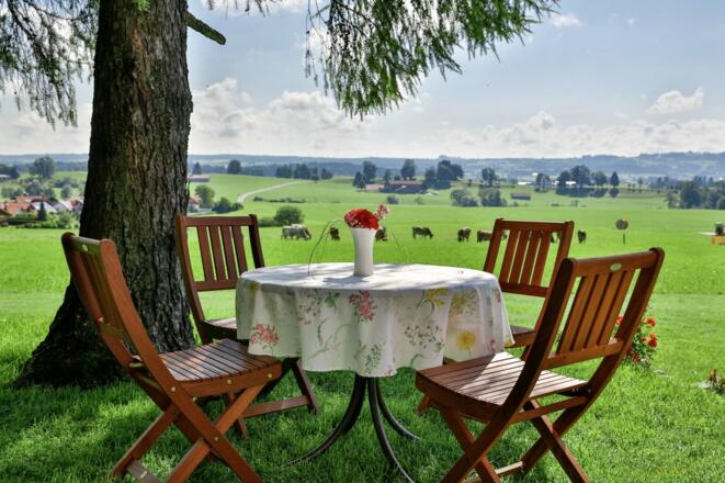 Blick von der Ostterrasse