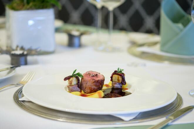 Hauptgang Gourmetrestaurant Silberdistel