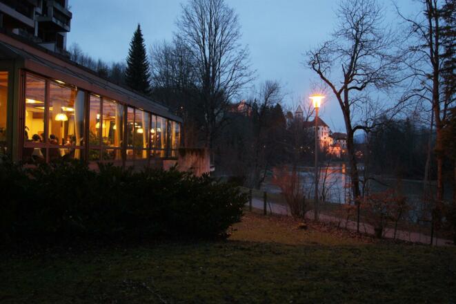 Restaurant mit Lechblick